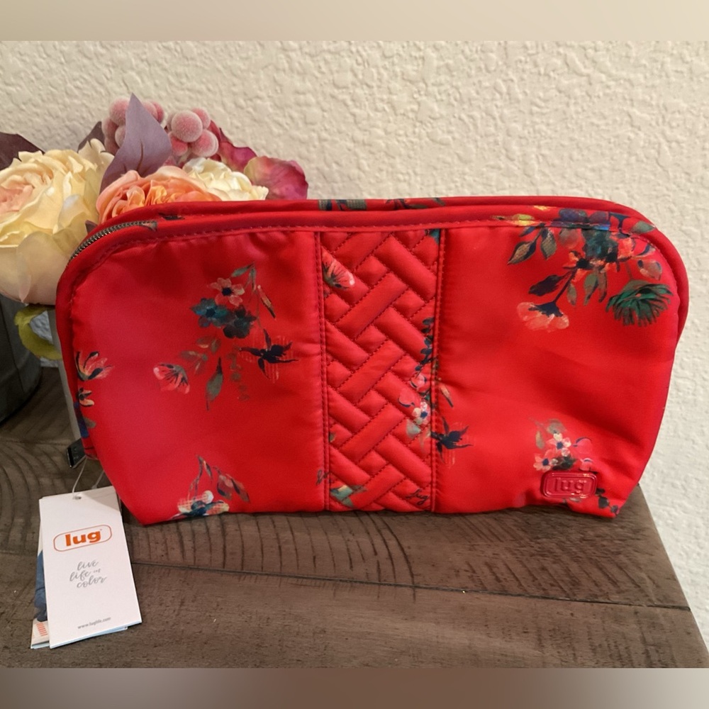 Sale! Lug Flash Boutique Red Cosmetic Bag